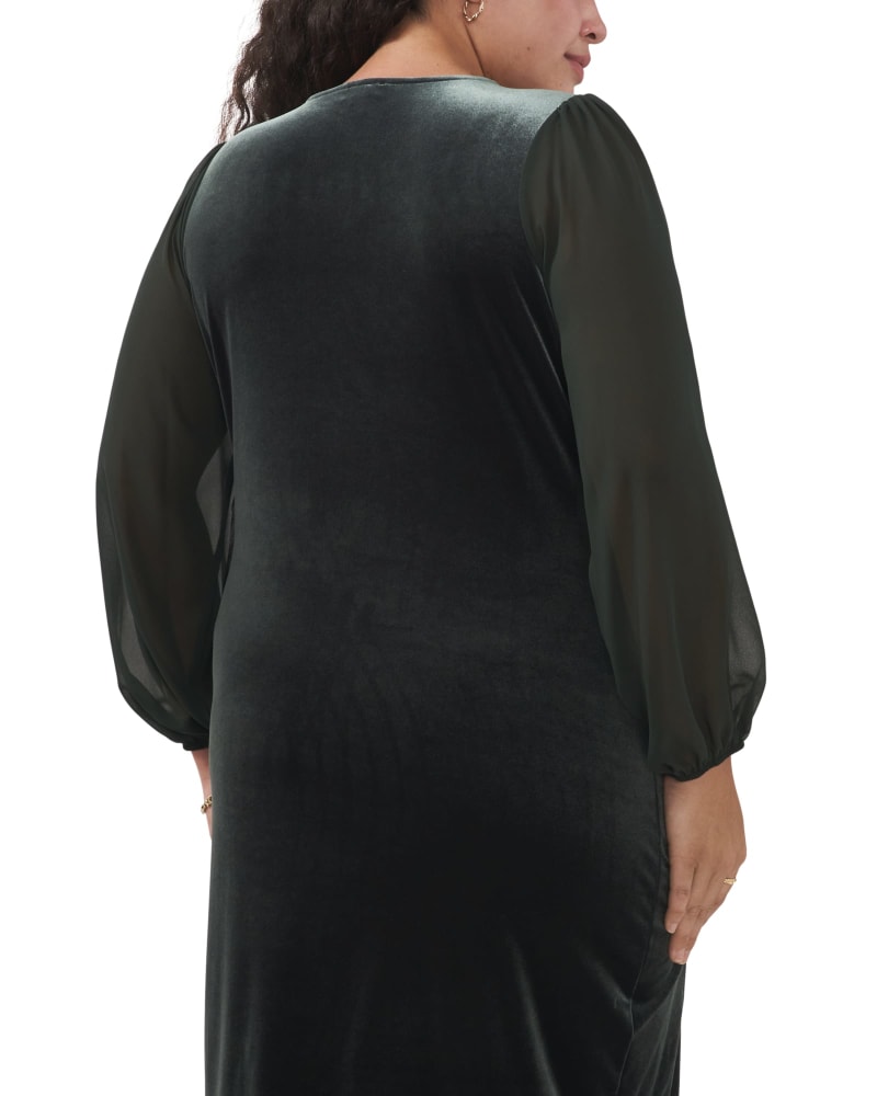 Plus Size Danika Knit Velvet Dress DK WILLOW